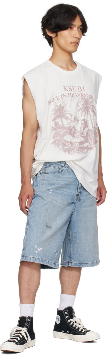 Потник Ksubi Ksubi Paradiso Cut Off Tank Top Бяло | MPF25TA002, 3