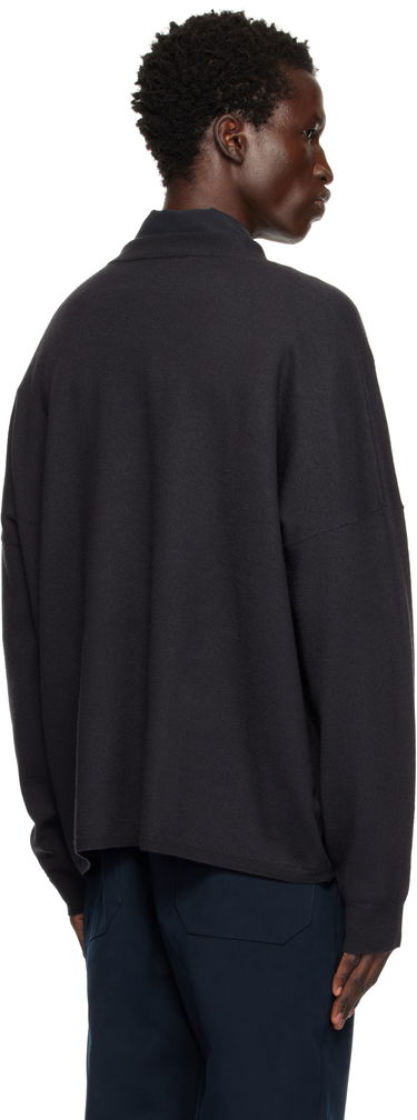 Пуловер Studio Nicholson Studio Nicholson Scafell Knit Sweater Черно | SCAFELL SNM - 1294, 2