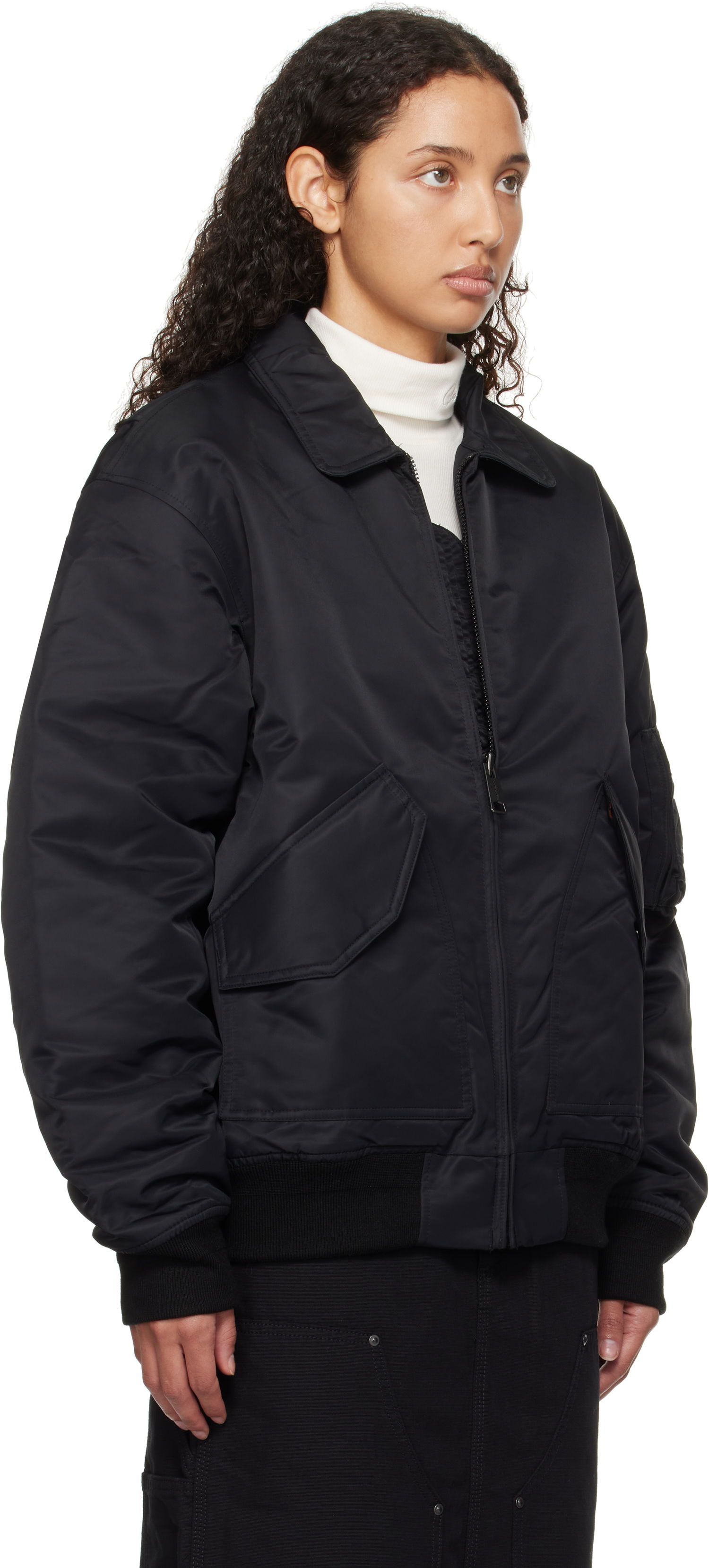 Яке бомбър Carhartt WIP Black Bomber Jacket Черно | I032300_2EH_XX, 1