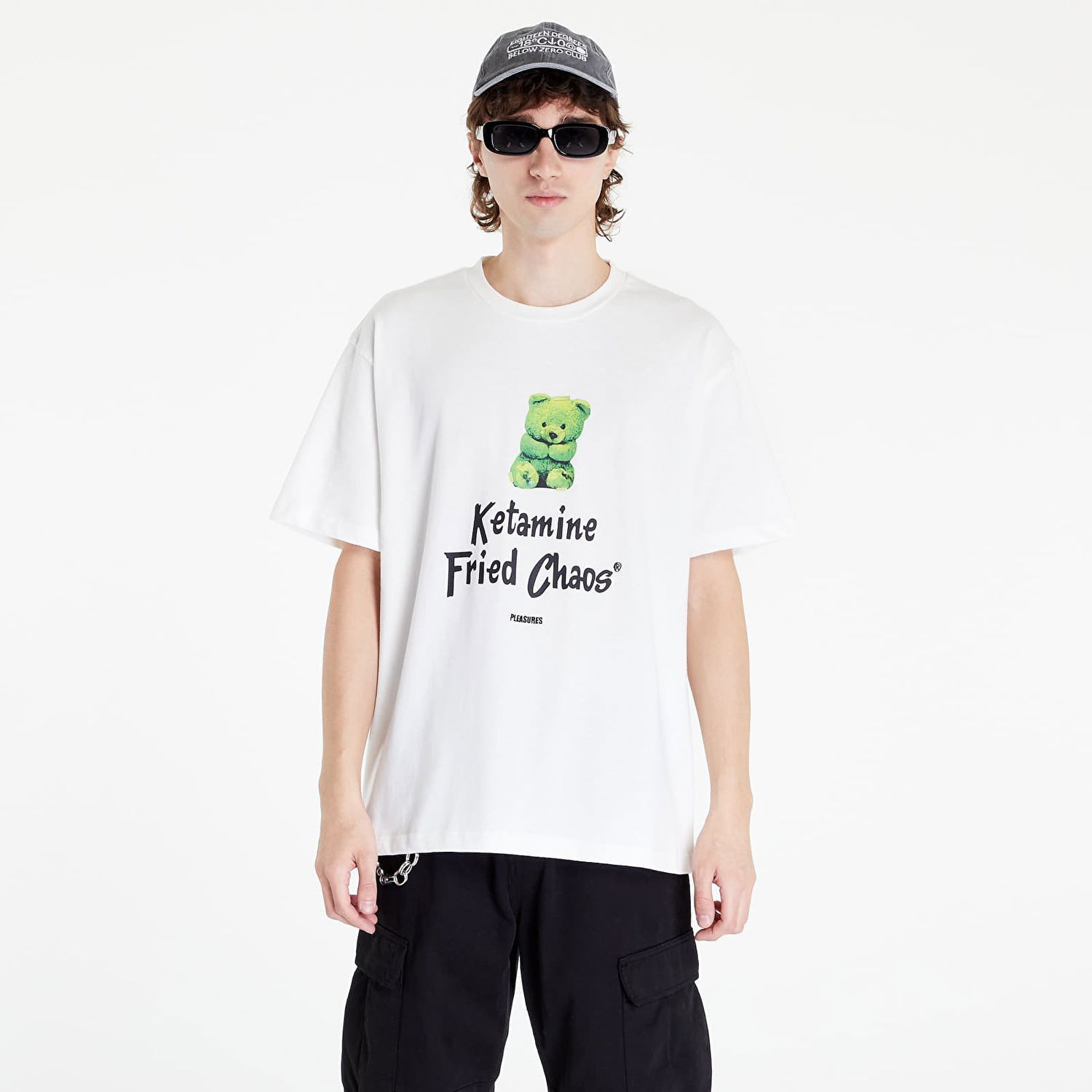 Тениска Pleasures Ketamine T-Shirt Бяло | P22W002 NATURAL, 0