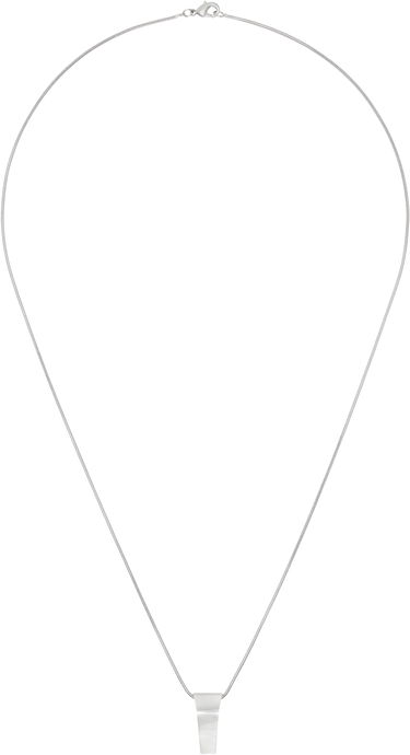 Колие Rick Owens Silver Porterville Mini Trunk Charm Necklace Металик | RJ0000099 MMT, 1