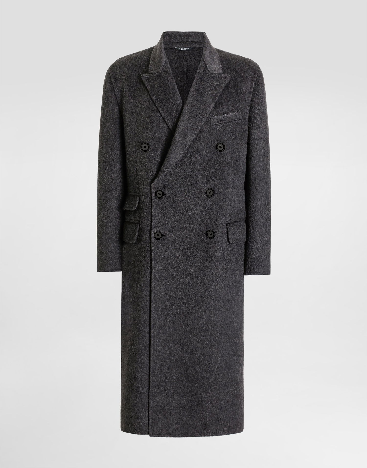 Палта Dolce & Gabbana Dolce & Gabbana Double-breasted Wool and Cashmere Coat Сиво | G052NTGJ749S8291, 0