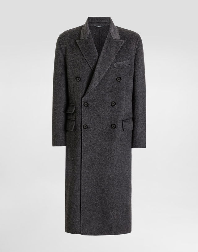 Dolce & Gabbana Double-breasted Wool and Cashmere Coat