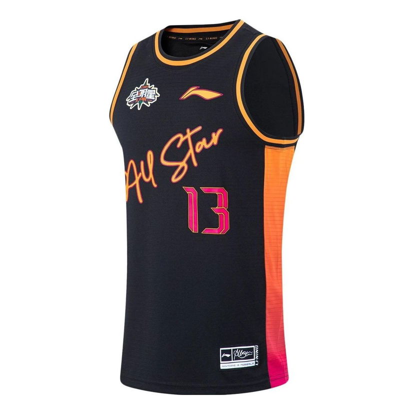 Фланелка Li-Ning CBA All Star Basketball Jersey Черно | AAYT693-1
