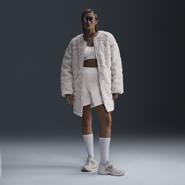 Палта Nike High Neck Fleece Jacket Кафяво | FV8025-104, 2