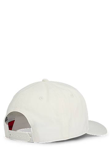Шапка с козирка BOSS HUGO Cap with Geometric Logo Бяло | 50539552, 1