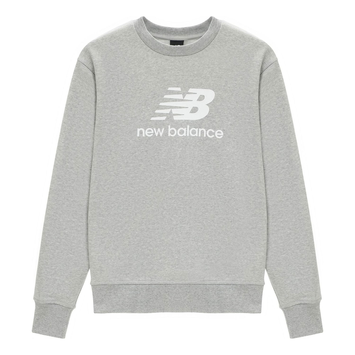 Пуловер New Balance Essentials Stacked Logo Crewneck Sweatshirt Сиво | AMT31538-AG, 0
