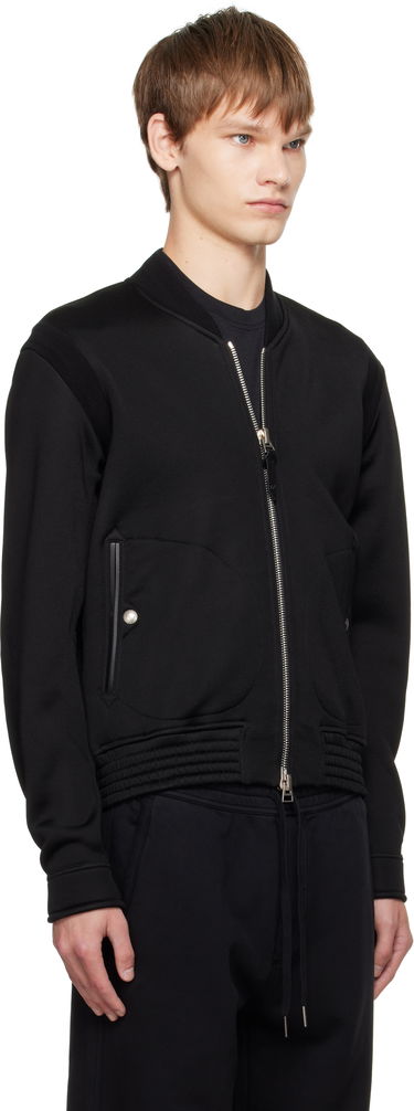 Яке бомбър Tom Ford TOM FORD Cotton Viscose Bomber Jacket Черно | JZL019-JMC081, 1