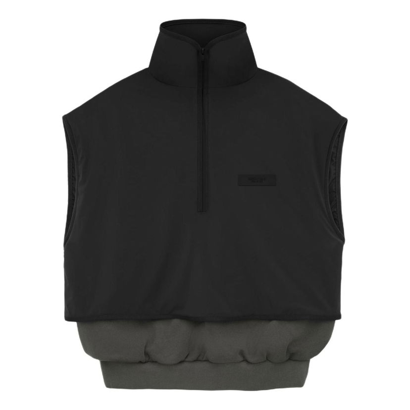 Жилетка Fear of God Essentials Fleece Mockneck Vest Черно | 202SP244290F