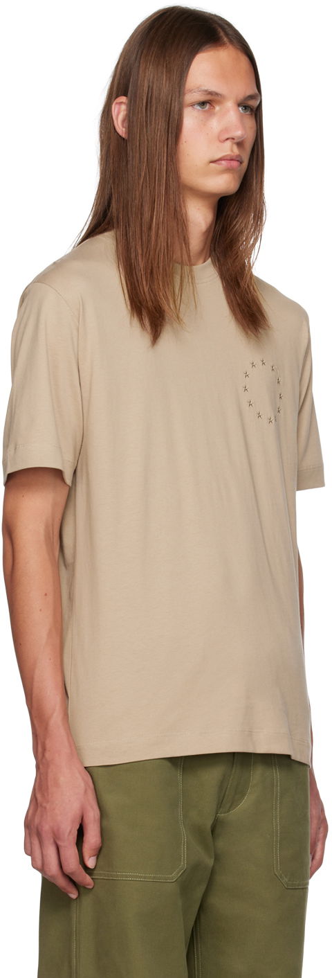 Тениска Études Études Wonder Europa T-Shirt Бежово | H23MM106A00762, 1