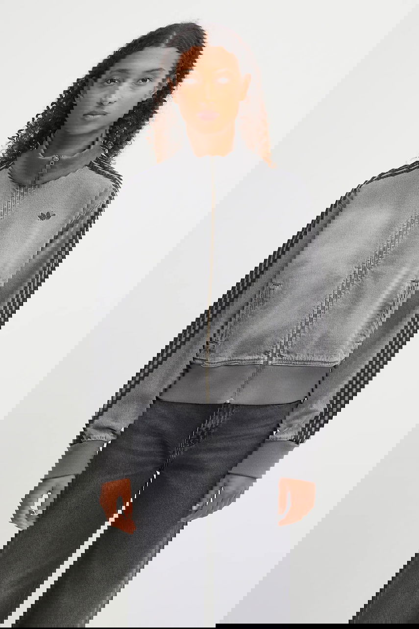 Яке бомбър adidas Originals adidas Originals Denim Tt Bomber Jacket Сиво | JY2564, 0