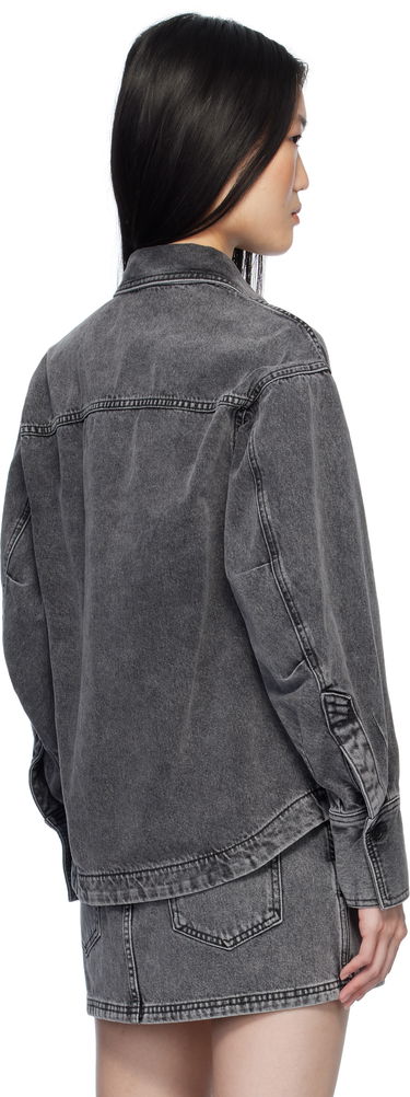 Риза The Attico Attico Eliza Denim Shirt Сиво | 250WCB00074 DDD104AA, 2