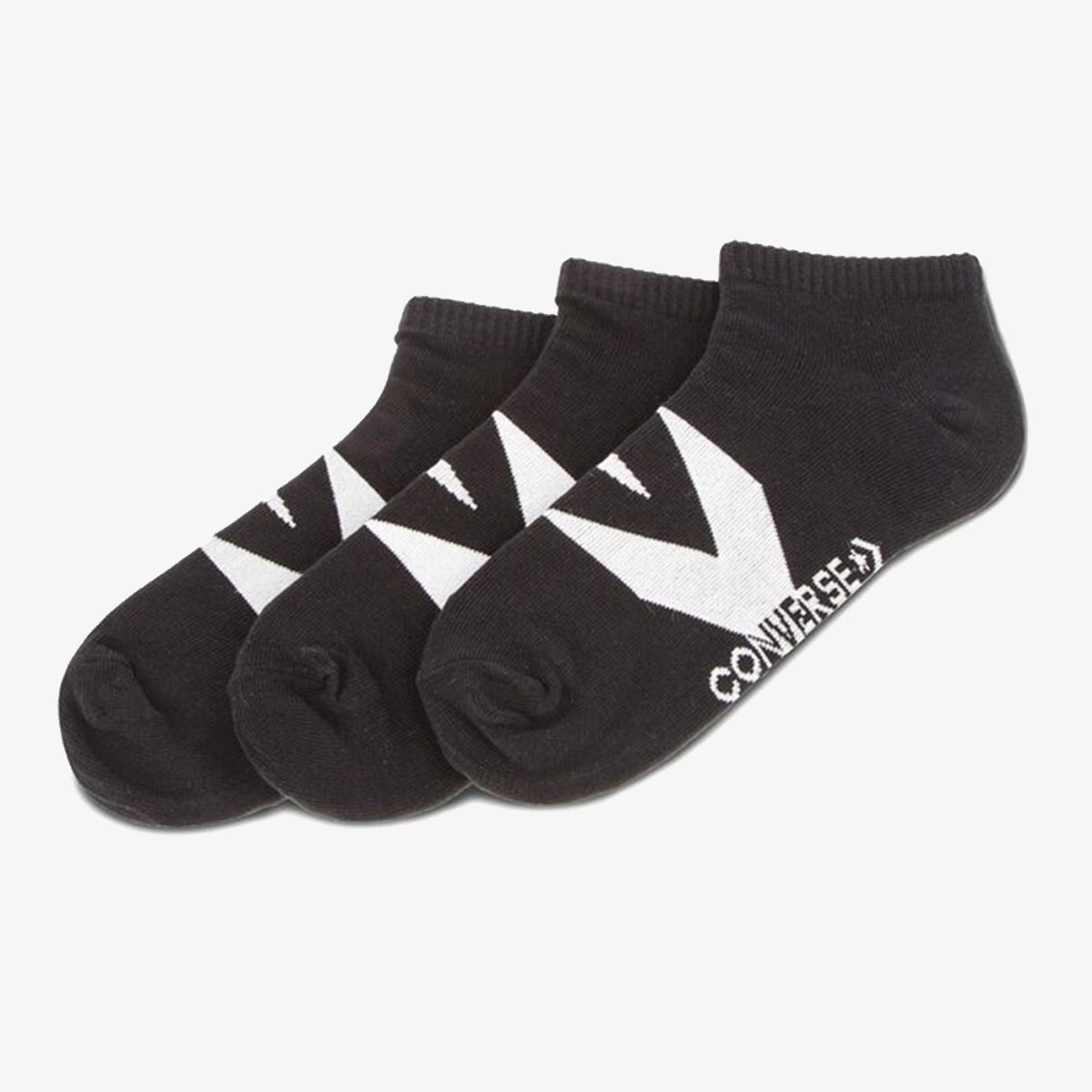Чорапи Converse Converse Boom Star Chevron Ankle Socks, 3 Pairs Черно | E748B-3020, 0